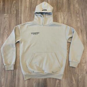 Comfrt Beige Hoodie Medium
